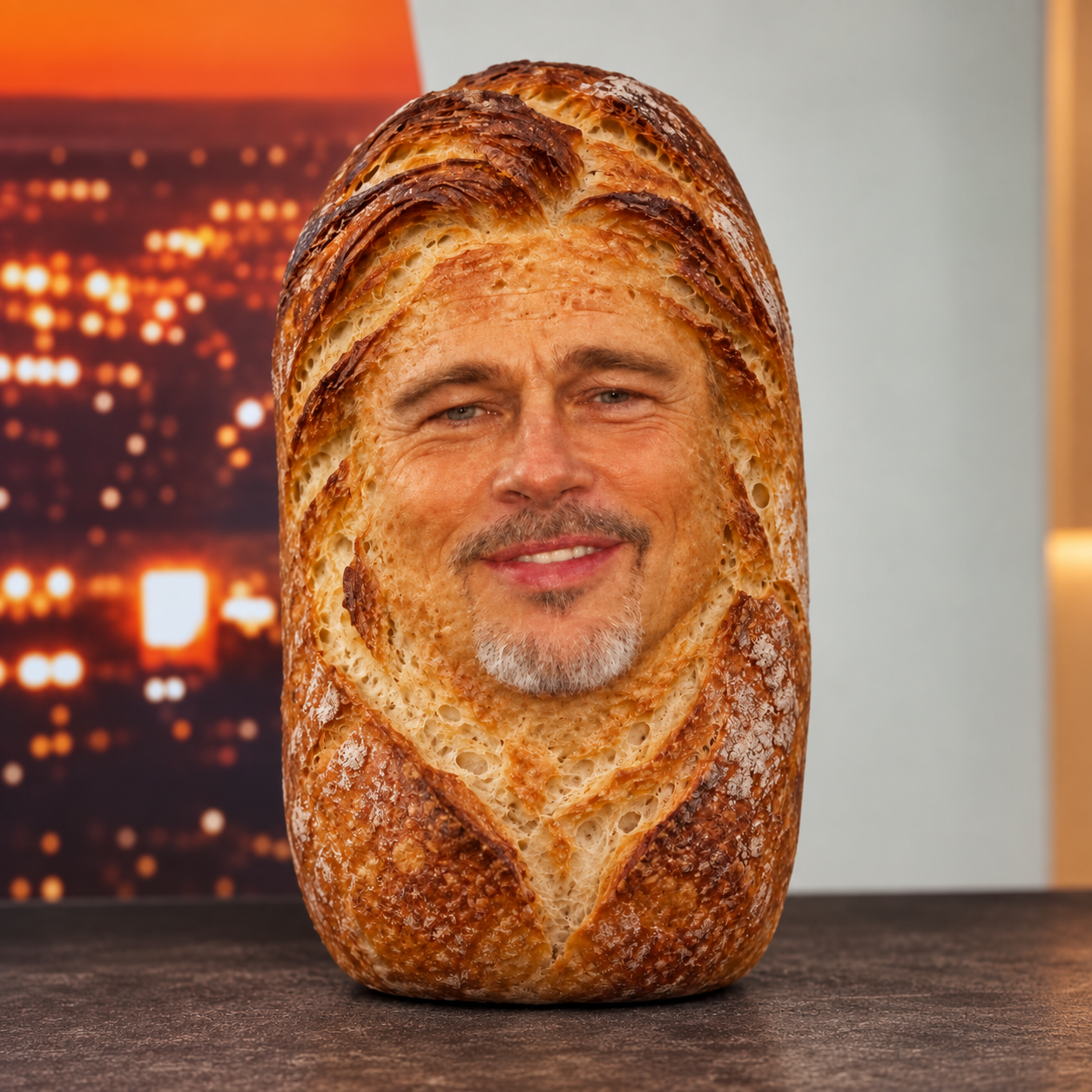 Bread Pitt portrait world